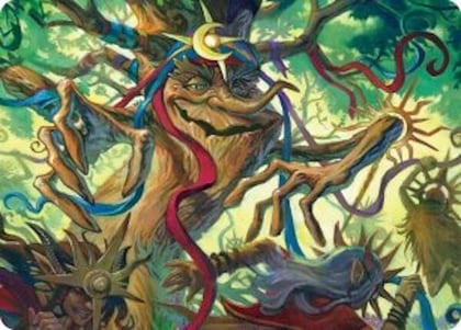Sun-Dappled Celebrant Art Card, Art Series: Lorwyn Eclipsed 5