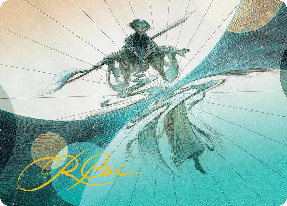 Weftwalking Art Card (Gold-Stamped Signature), Art Series: Edge of Eternities 10