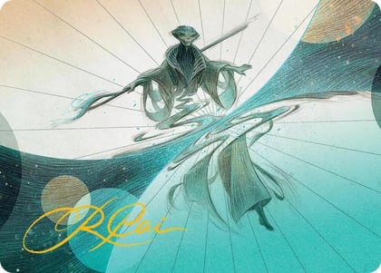 Weftwalking Art Card (Gold-Stamped Signature), Art Series: Edge of Eternities 10