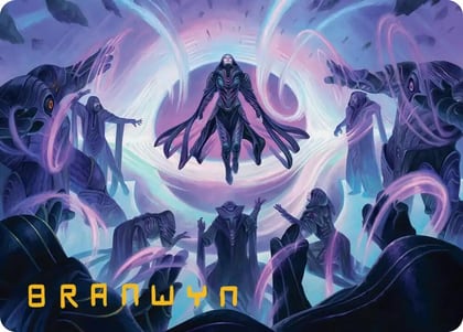 Chorale of the Void Art Card (Gold-Stamped Signature), Art Series: Edge of Eternities 12