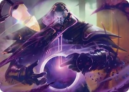 Embrace Oblivion Art Card, Art Series: Edge of Eternities 13