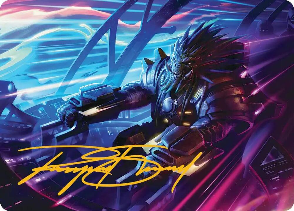 Tannuk, Steadfast Second Art Card (Gold-Stamped Signature), Art Series: Edge of Eternities 19