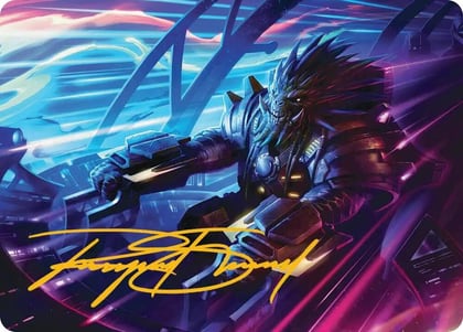 Tannuk, Steadfast Second Art Card (Gold-Stamped Signature), Art Series: Edge of Eternities 19