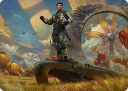 Galactic Wayfarer Art Card, Art Series: Edge of Eternities 21