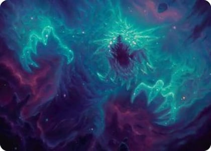Cosmogoyf Art Card, Art Series: Edge of Eternities 24