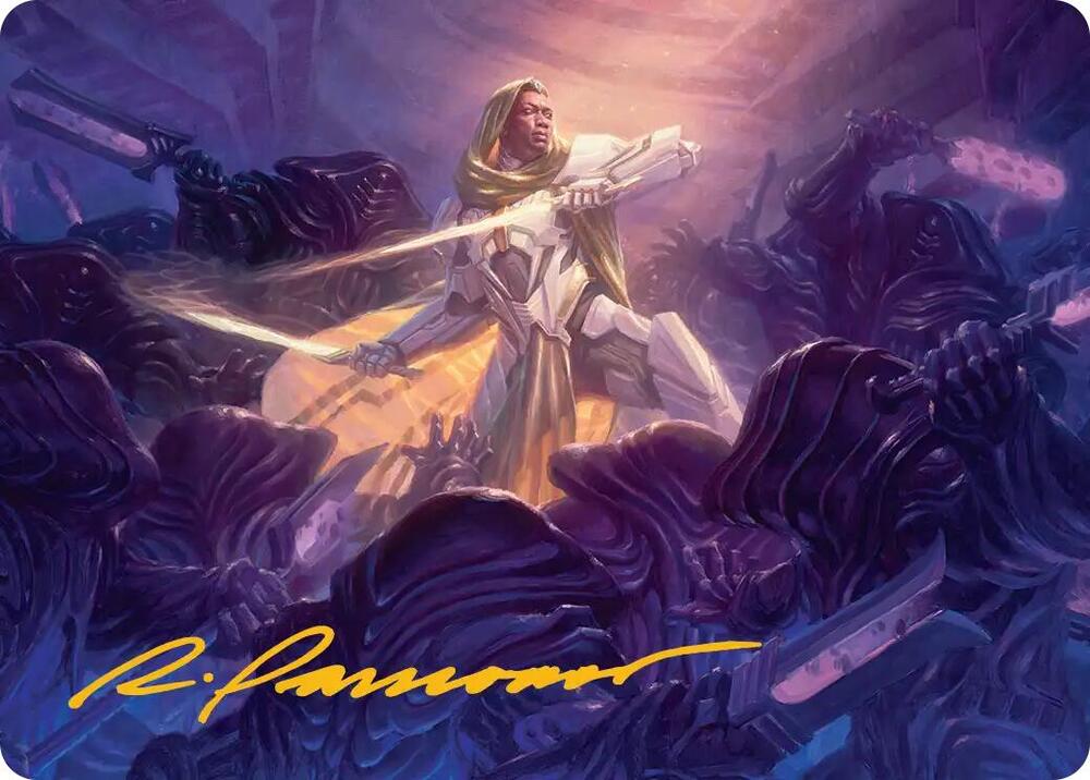 Syr Vondam, Sunstar Exemplar Art Card (Gold-Stamped Signature), Art Series: Edge of Eternities 25