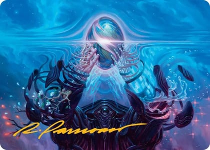 The Endstone Art Card (Gold-Stamped Signature), Art Series: Edge of Eternities 28