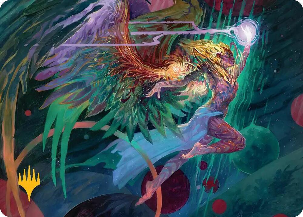 Exalted Sunborn Art Card (Gold-Stamped Signature), Art Series: Edge of Eternities 3