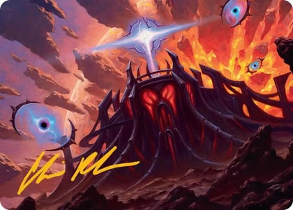 Secluded Starforge Art Card (Gold-Stamped Signature), Art Series: Edge of Eternities 32