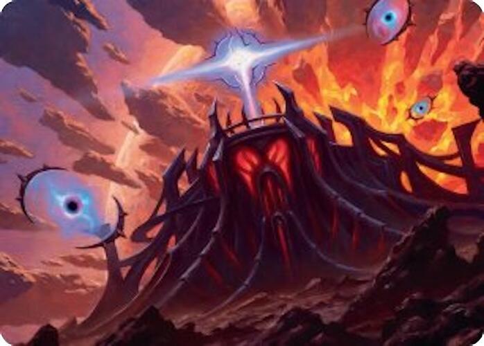 Secluded Starforge Art Card, Art Series: Edge of Eternities 32