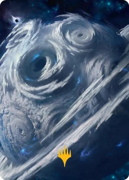 Uthros, Titanic Godcore Art Card (Gold-Stamped Planeswalker Symbol), Art Series: Edge of Eternities 34