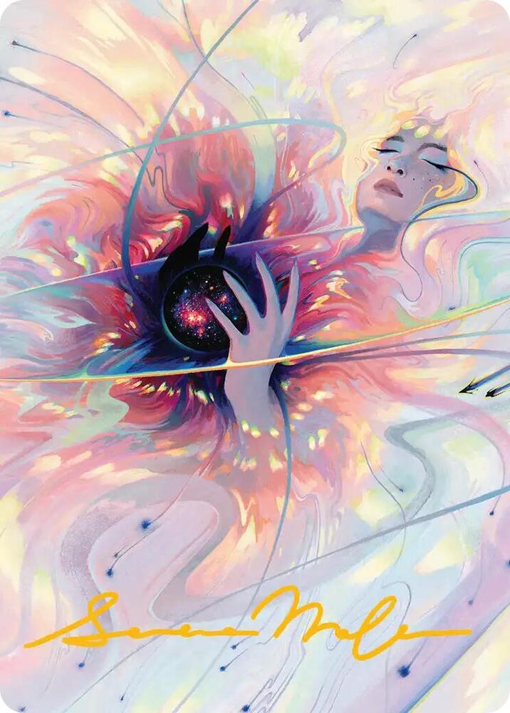 Beyond the Quiet Art Card (Gold-Stamped Signature), Art Series: Edge of Eternities 38