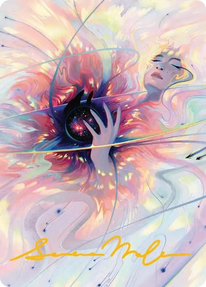 Beyond the Quiet Art Card (Gold-Stamped Signature), Art Series: Edge of Eternities 38