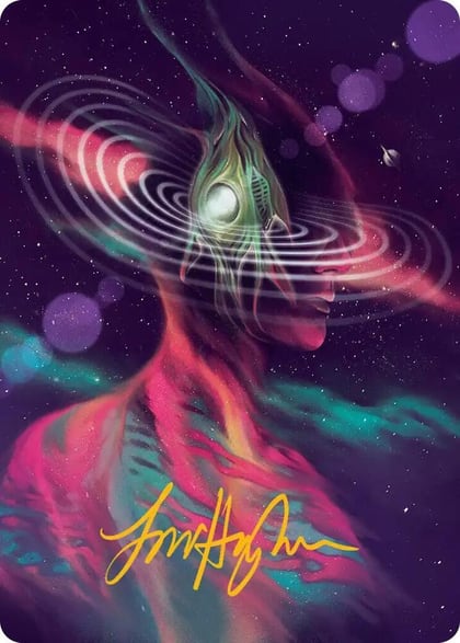 Terrasymbiosis Art Card (Gold-Stamped Signature), Art Series: Edge of Eternities 41