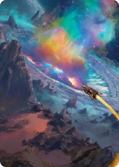 Meteor Crater Art Card, Art Series: Edge of Eternities 45