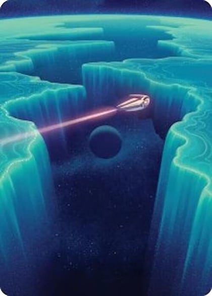 Cascading Cataracts Art Card (50/54), Art Series: Edge of Eternities 50
