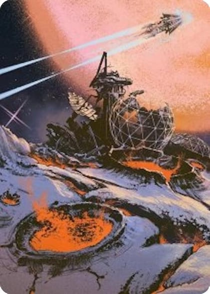 Petrified Field Art Card, Art Series: Edge of Eternities 52