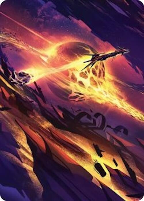 Scavenger Grounds Art Card (53/54), Art Series: Edge of Eternities 53
