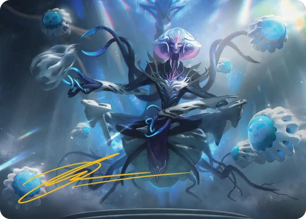 Mm'menon, the Right Hand Art Card (Gold-Stamped Signature), Art Series: Edge of Eternities 8