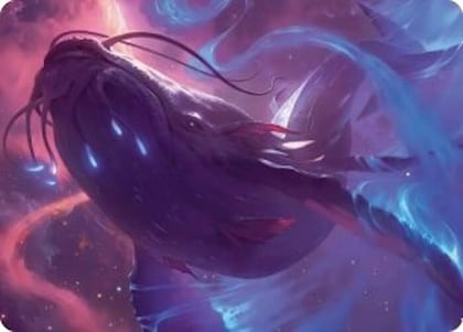 Starbreach Whale Art Card, Art Series: Edge of Eternities 9