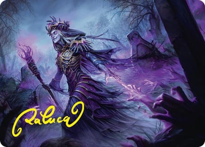 Zul Ashur, Lich Lord Art Card (10/54) (Gold-Stamped Signature), Art Series: Foundations 10