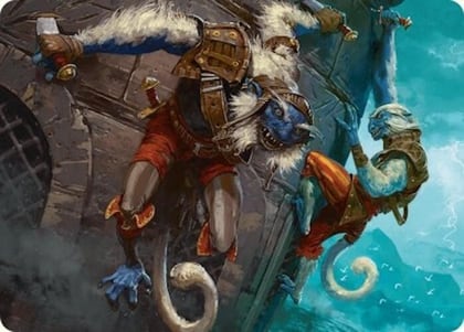 Goblin Boarders Art Card (11/54), Art Series: Foundations 11