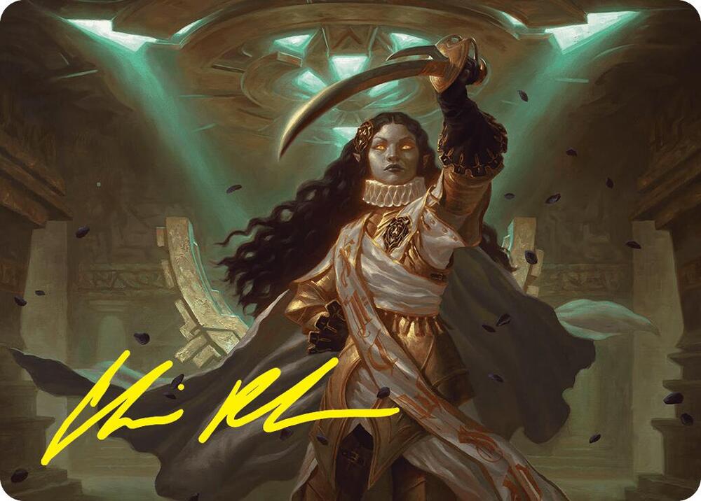 Elenda, Saint of Dusk Art Card (15/54) (Gold-Stamped Signature), Art Series: Foundations 15