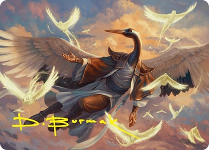 Kykar, Zephyr Awakener Art Card (16/54) (Gold-Stamped Signature), Art Series: Foundations 16