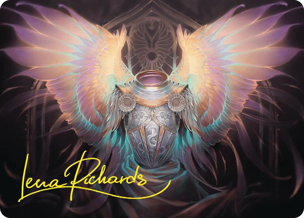 Celestial Armor Art Card (2/54) (Gold-Stamped Signature), Art Series: Foundations 2