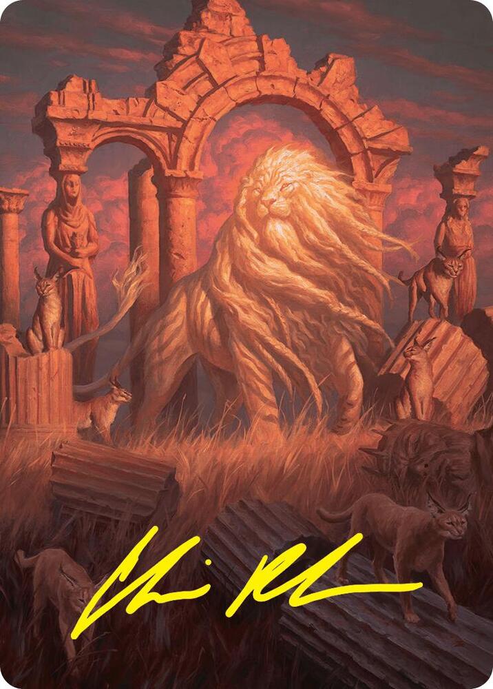 Arahbo, the First Fang Art Card (26/54) (Gold-Stamped Signature), Art Series: Foundations 26