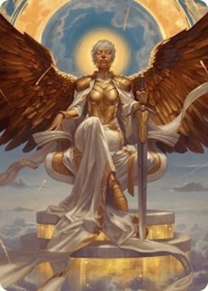Herald of Eternal Dawn Art Card (27/54), Art Series: Foundations 27