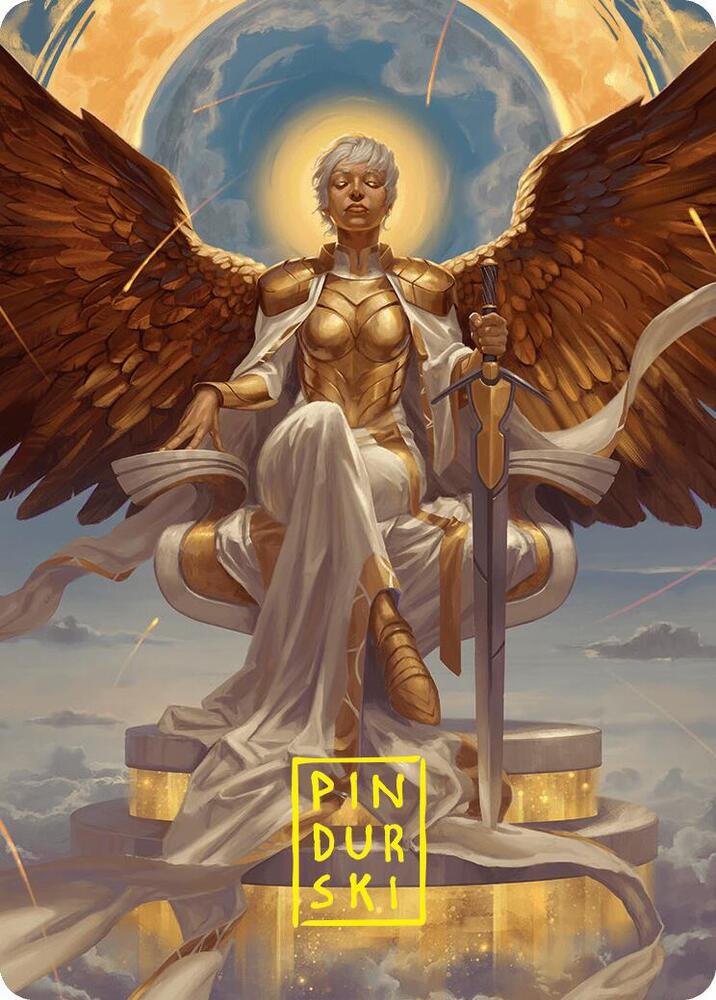 Herald of Eternal Dawn Art Card (27/54) (Gold-Stamped Signature), Art Series: Foundations 27