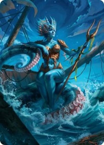 Kiora, the Rising Tide Art Card (30/54), Art Series: Foundations 30
