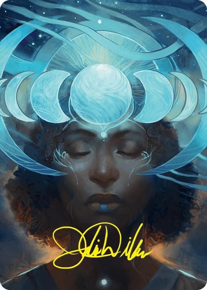 Lunar Insight Art Card (31/54) (Gold-Stamped Signature), Art Series: Foundations 31