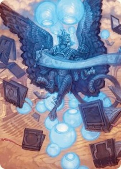 Sphinx of Forgotten Lore Art Card (33/54), Art Series: Foundations 33