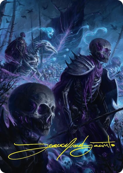 Rise of the Dark Realms Art Card (37/54) (Gold-Stamped Signature), Art Series: Foundations 37