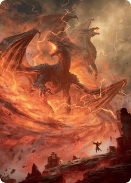 Rite of the Dragoncaller Art Card (38/54), Art Series: Foundations 38