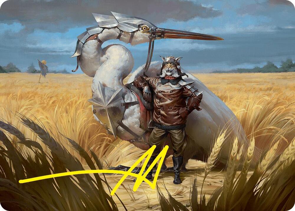 Skyknight Squire Art Card (4/54) (Stamped Signature), Art Series: Foundations 4