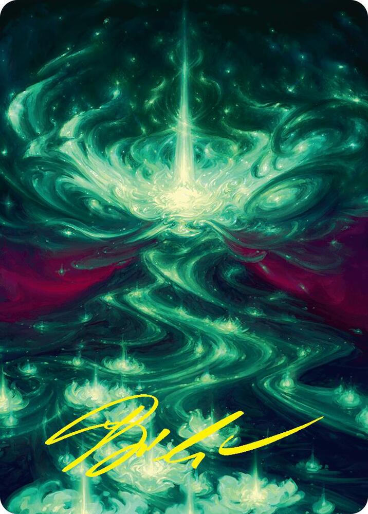 Genesis Wave Art Card (54/54) (Gold-Stamped Signature), Art Series: Foundations 40