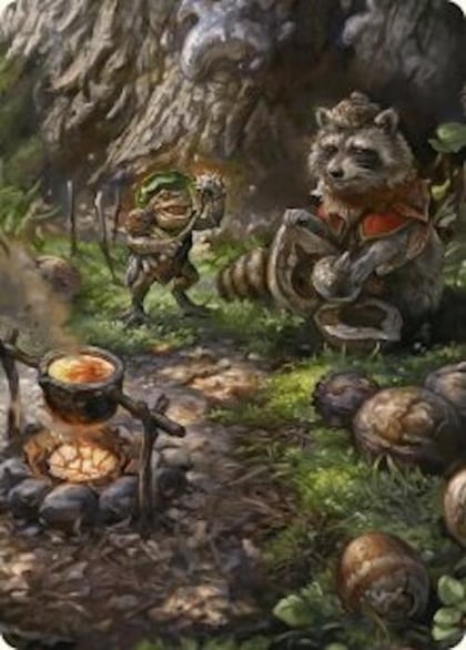 Sylvan Scavenging Art Card (46/54), Art Series: Foundations 46
