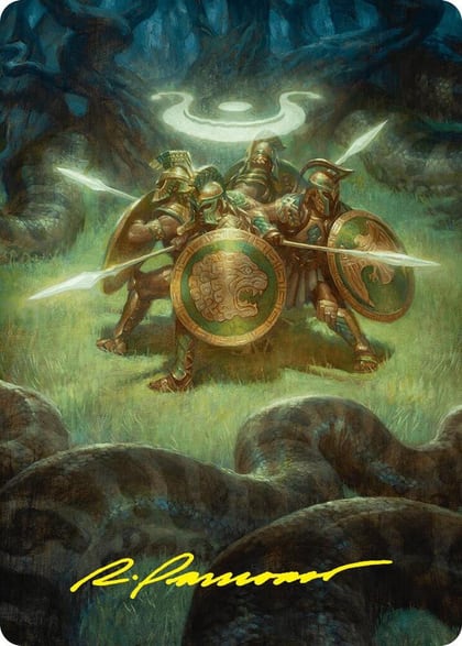 Anthem of Champions Art Card (47/54) (Gold-Stamped Signature), Art Series: Foundations 47