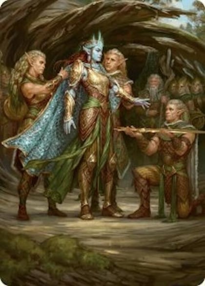 Lathril, Blade of the Elves Art Card (48/54), Art Series: Foundations 48