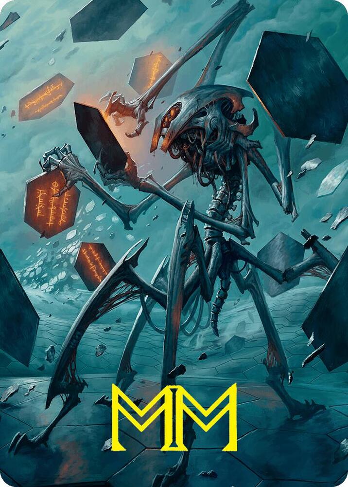 Scrawling Crawler Art Card (50/54) (Gold-Stamped Signature), Art Series: Foundations 50