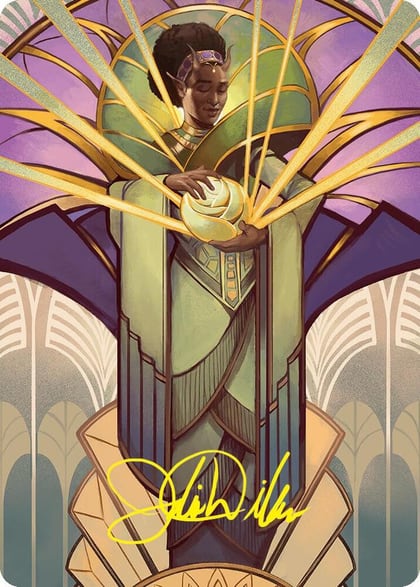 Bloom Tender Art Card (54/54) (Gold-Stamped Signature), Art Series: Foundations 54