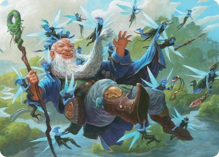 Mischievous Mystic Art Card (7/54), Art Series: Foundations 7