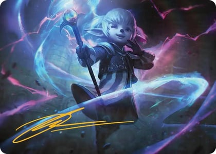 Shantotto, Tactician Magician Art Card (Gold-Stamped Signature), Art Series: FINAL FANTASY 16