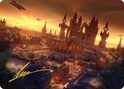 Rabanastre, Royal City Art Card (Gold-Stamped Signature), Art Series: FINAL FANTASY 18