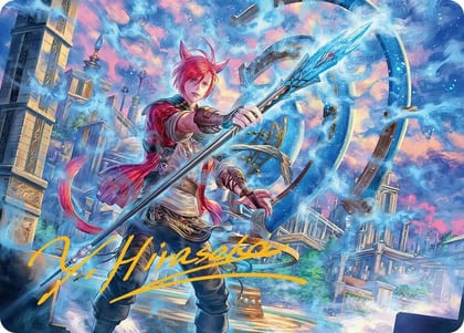G'raha Tia, Scion Reborn Art Card (19) (Gold-Stamped Signature), Art Series: FINAL FANTASY 19