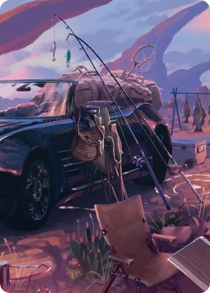 Fishing Gear Scene Art Card, Art Series: FINAL FANTASY 20