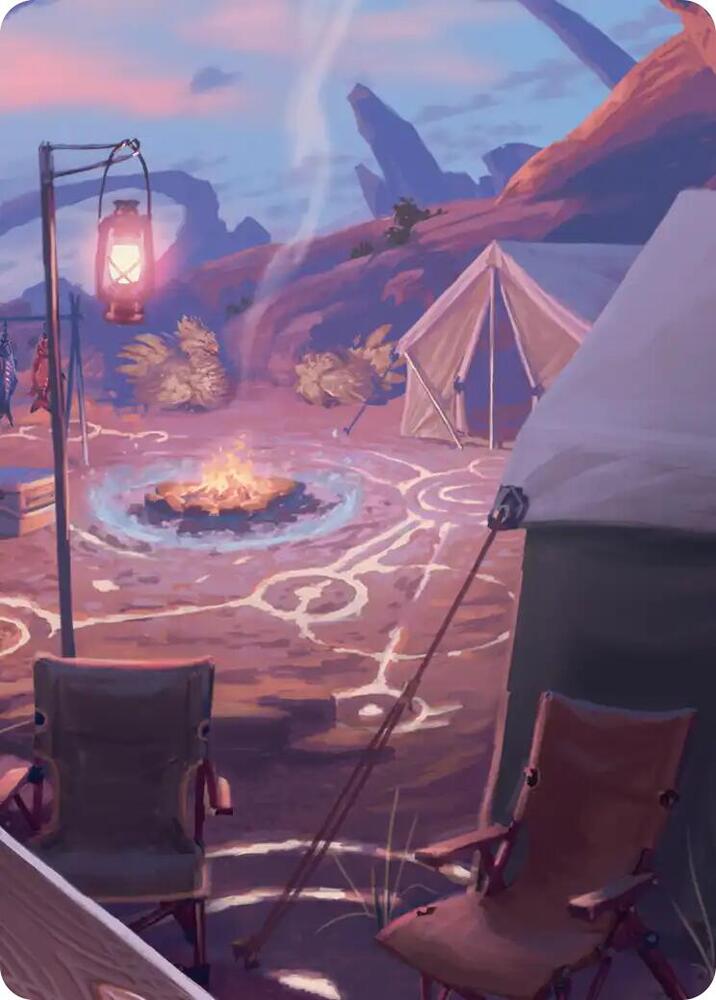 Chocobo Camp Scene Art Card, Art Series: FINAL FANTASY 21